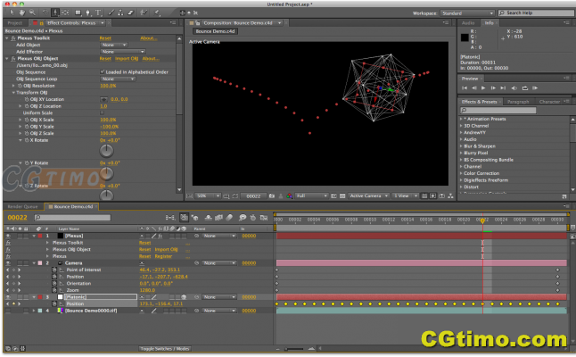 C4D插件-Plexus OBJ Sequence Exporter 1.2 OBJ序列导出插件 C4D相关 第3张