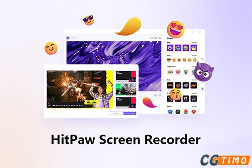 软件-HitPaw Screen Recorder v2.3 中文版 非常好用的电脑录屏软件 