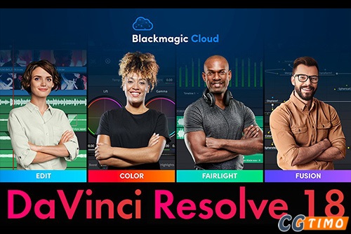 软件-Davinci Resolve Studio 18.1.3 中文版 达芬奇专业视频后期调色软件