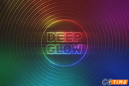 AE插件-Deep Glow v1.5.4 中文版 真实辉光发光特效插件