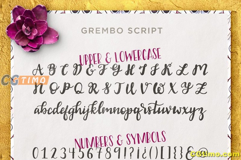 字体-Grembo Font Duo 优雅手写字体 字体下载 第3张