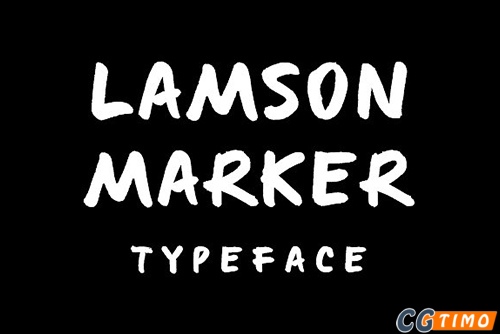 字体-Lamson Marker 手写英文字体