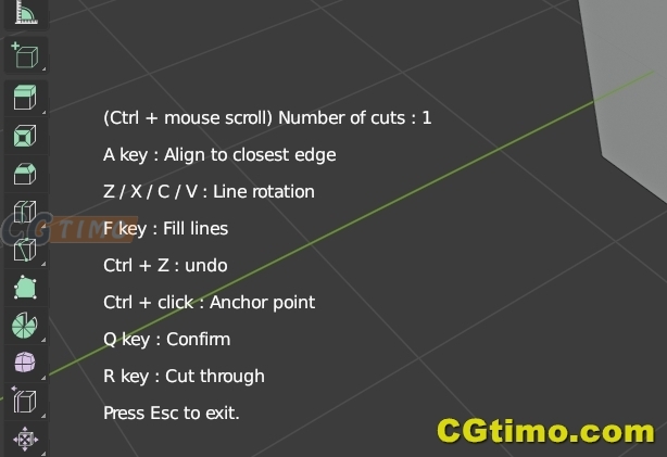 Blender插件-Face Cutter V1.1 Ngon 面切割建模插件下载 Blender相关 第3张