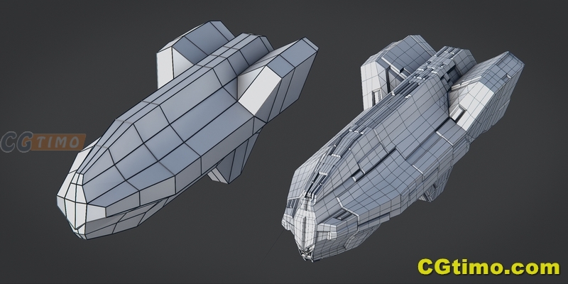 Blender插件-Random Starship V1.5 宇宙飞船星舰样式模型制作Blender插件下载 Blender插件 第2张