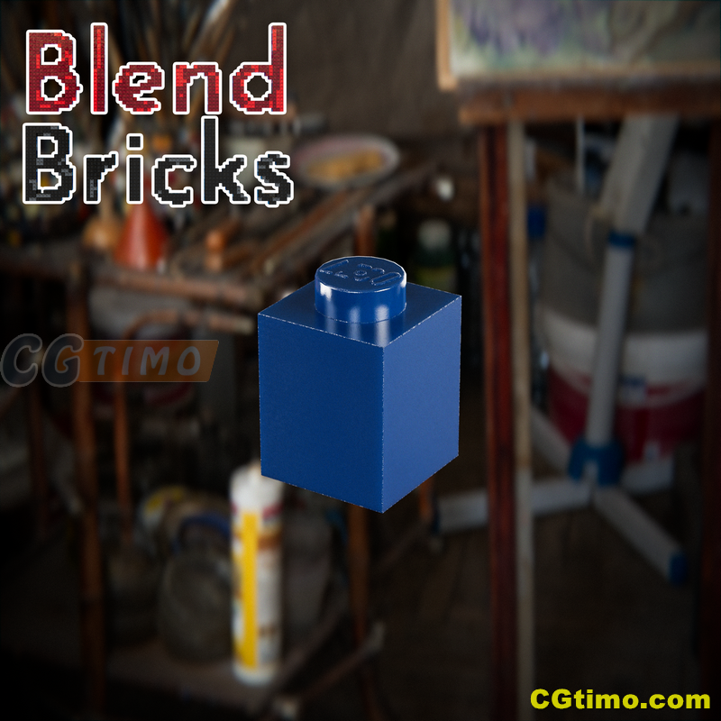 Blender插件-三维乐高玩具模型资产预设 Blendbricks V2 Blender预设 第28张