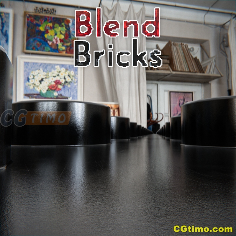 Blender插件-三维乐高玩具模型资产预设 Blendbricks V2 Blender预设 第11张