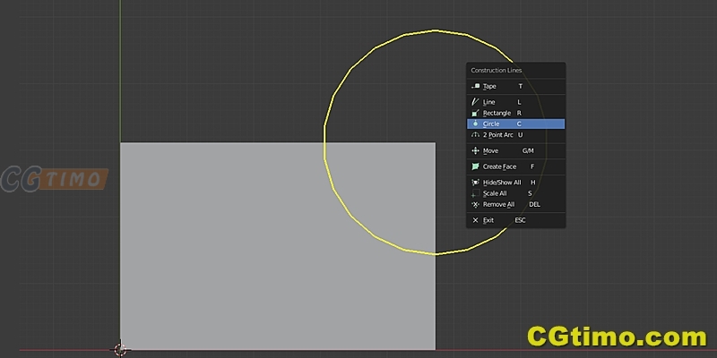 Blender插件-Construction Lines 0.9.6.6 CAD风格构造线模型插件附教程 Blender插件 第9张