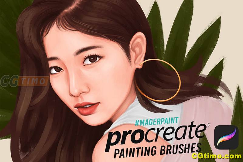 Procreate笔刷-20多款质感绘画笔刷下载 Procreate笔刷 第3张