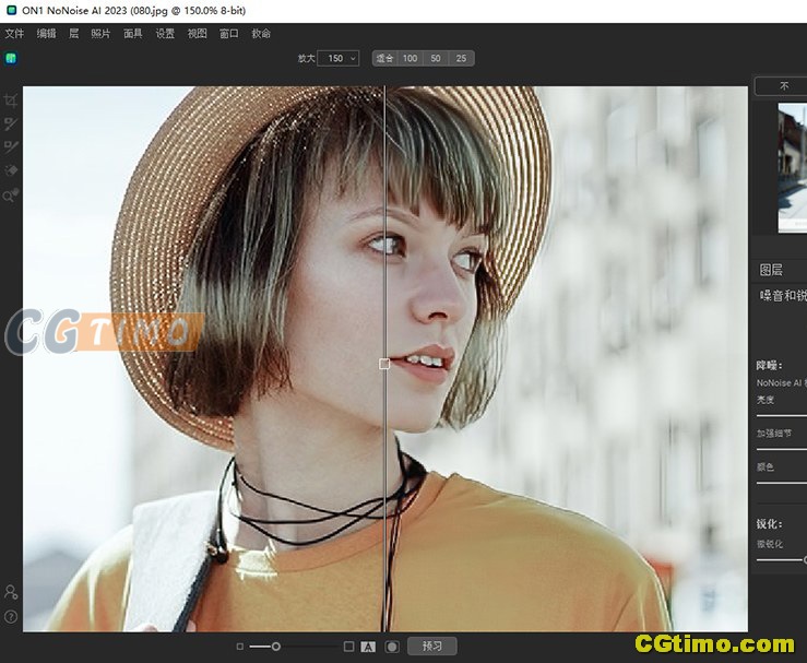 PS插件/软件-ON1 NoNoise AI 2023.5 中文版 AI图像降噪软件 PS插件 第3张