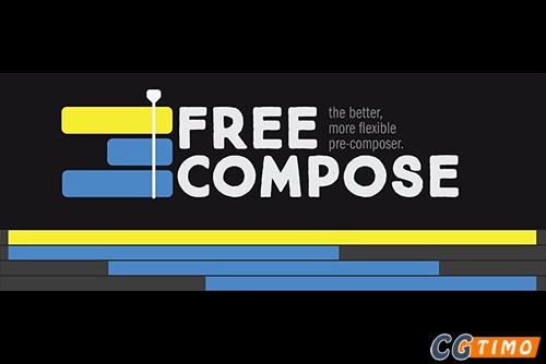 AE脚本-Free Compose v1.5 图层分组管理脚本下载+教程