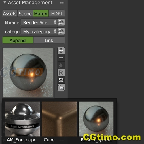 Blender插件-Asset Management V2.75 场景预设材质贴图管理插件(附教程) Blender插件 第14张