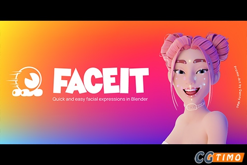 Blender插件-Faceit V2.3 手机角色模型面部动作捕捉插件