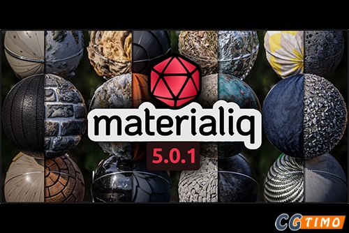 Blender预设-Material Library Materialiq V5.0.2 370种高品质使用材质预设库