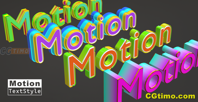 Blender插件-Motion Animate V0.5 MG运动图形文字动画制作插件 Blender插件 第7张