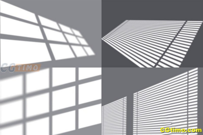 图片素材-100款真实阳光照射百叶窗阴影效果叠加图片素材 v2 图片素材 第5张