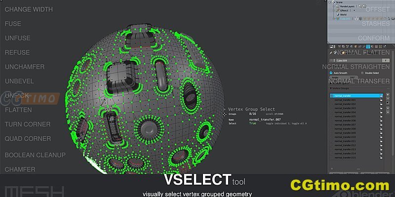 Blender插件-MESHmachine V0.12.0 网格建模扩展插件 Blender插件 第4张