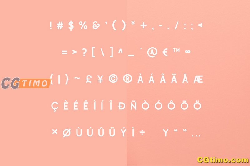 字体-Quirk – Fun Display Font 有趣的堆叠显示无衬线英文字体 字体下载 第6张