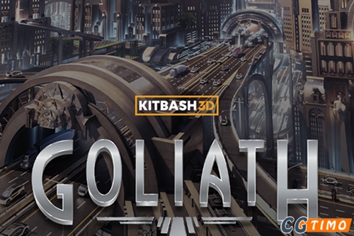 C4D模型-Kitbas3D Goliath 永恒复古风格歌利亚大都市建筑3d模型