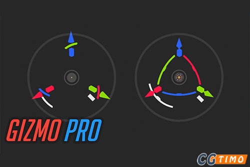 Blender插件-Gizmo PRO V3.7.0 模型中心轴点位置控制插件