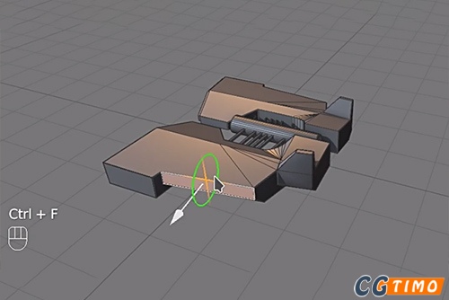 Blender插件-Rotate Face v1.7 模型选择旋转控制插件