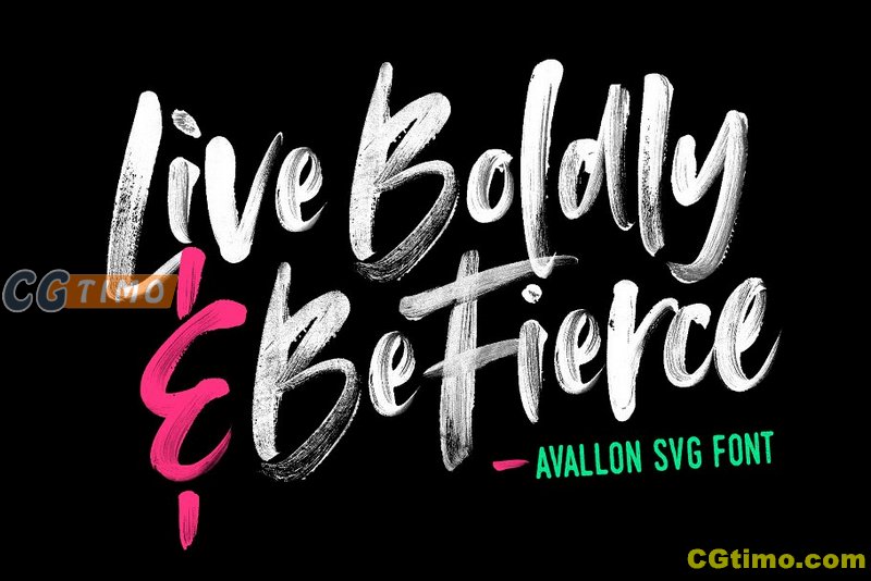 字体-Avallon OpenType-SVG Font 字体 Adobe 标准 OpenType-SVG 字体 字体下载 第2张