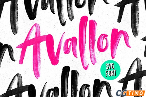 字体-Avallon OpenType-SVG Font 字体 Adobe 标准 OpenType-SVG 字体