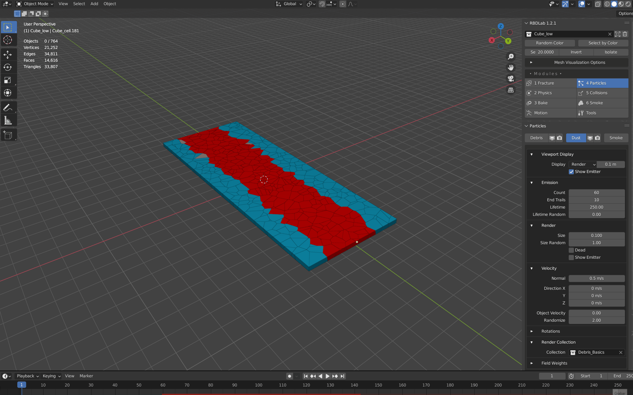 Blender插件-RBDLab V1.4 模型破碎烟雾物理动力学插件 Blender插件 第21张