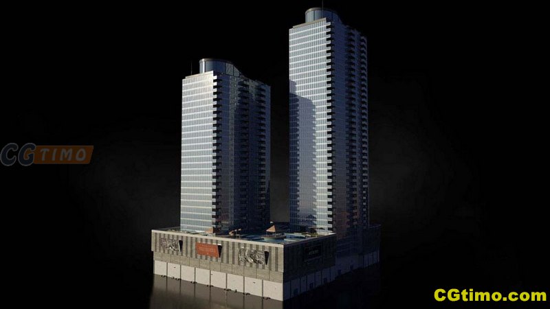 3D模型-Kitbash3d – Los Angeles 经典现代城市建筑3d模型 C4D模型 第16张