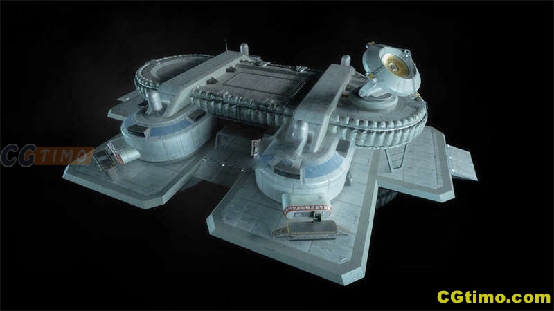 3D模型-Kitbash3D – Lunar Base 月球太空基地科幻星球殖民地设备模型 C4D模型 第6张