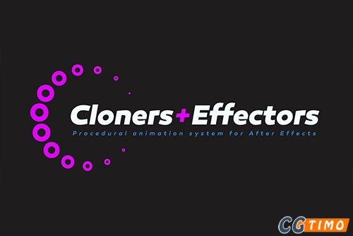 AE脚本-Cloners+Effectors v1.2.8 复杂动画图层克隆复制特效脚本（带教程）