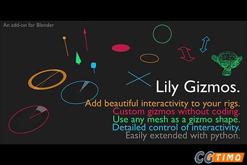 Blender插件-Lily Gizmos V1.1.2 自定义轴心插件