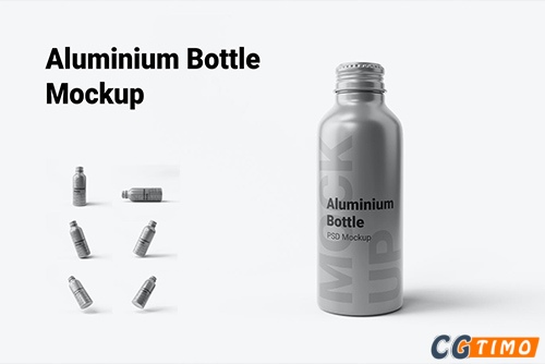 PSD样机-高端饮料外包装饮料瓶设计vi样机