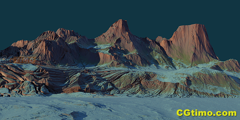 Blender插件-Terrain Mixer V3.4.1 自然地形生成插件下载+预设 Blender相关 第11张