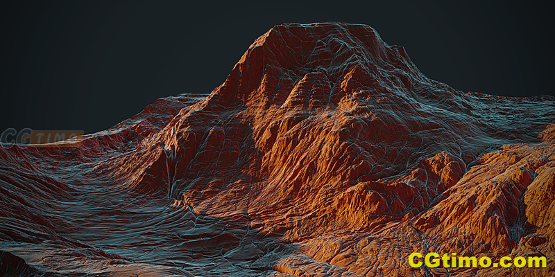 Blender插件-Terrain Mixer V3.4.1 自然地形生成插件下载+预设 Blender相关 第14张