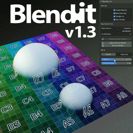Blender插件-Blendit v1.6 Add-on 模型环境贴图融合插件下载 Blender插件 第2张