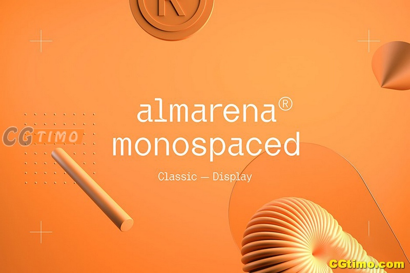 字体-Almarena Monospaced 优雅创意设计海报无衬线英文字体下载 字体下载 第2张