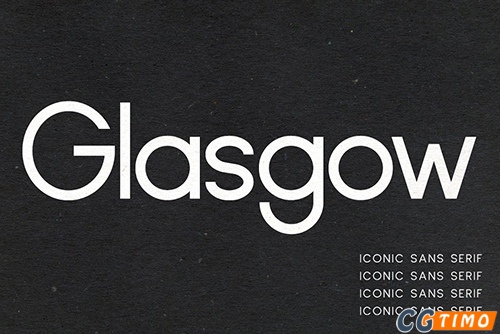 字体-Glasgow | Iconic Sans Serif 现代经典无衬线英文字体下载