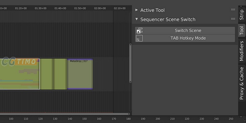 Blender插件-Sequencer Scene Switch V0.1 场景快速切换插件下载 Blender插件 第2张