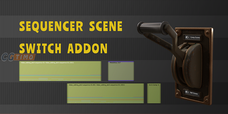 Blender插件-Sequencer Scene Switch V0.1 场景快速切换插件下载 Blender插件 第3张