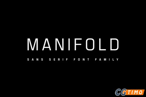 字体-Manifold CF: hard working sans serif 经典实用无衬线英文字体下载