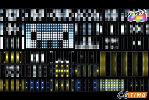 FCPX插件-30款活动演唱会迪厅灯光闪烁效果动画预设