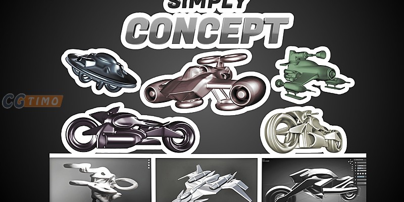 Blender插件-Simply Concept V2.5.1 抽象概念模型调整建模插件 Blender插件 第4张