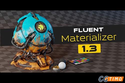 Blender插件-Fluent Materializer V1.3.3 材质烘焙插件