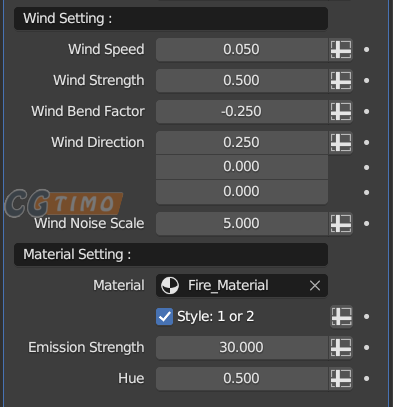 Blender预设-Curve Fire V1.2 自定义路径火焰特效预设 Blender相关 第4张