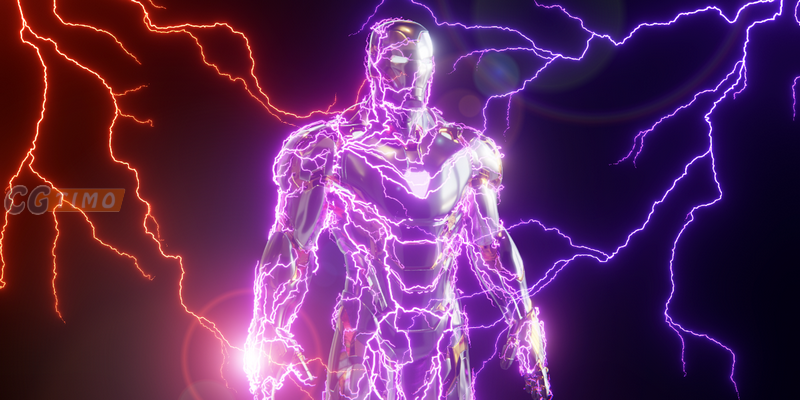 Blender预设-Draw Lightning Generators V1.6 闪电电流特效生成预设 Blender相关 第3张