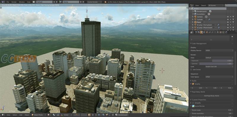 Blender插件-三维城市建筑场景生成插件 SceneCity V2.2.0 Blender插件 第4张