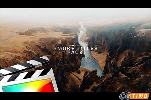 FCPX插件-19款烟雾特效文字标题动画预设 Ryan Nangle – Cinematic Smoke Titles Pack