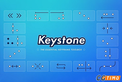 AE脚本-关键帧调节编辑控制脚本 Keystone v1.1.6