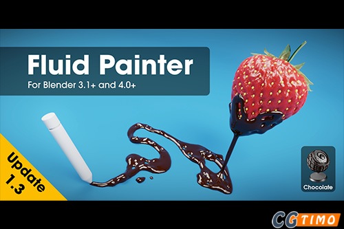 Blender插件-流体绘制插件 Fluid Painter 1.2.21