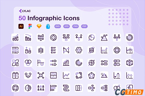 3D图标-50个信息功能图标套装